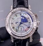 Super Clone Breguet Marine Chronograph Cal.583Q-1 Silver Dial Watch 42mm